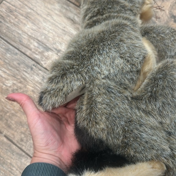 Folkmanis Jack Rabbit Brown Full Body Bunny Plush Stuffed Hand Puppet NWT - Picture 5 of 6